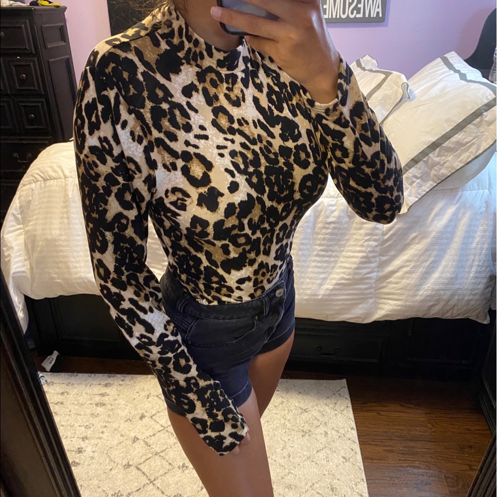 Cheetah print top